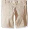 imageNautica Girls School Uniform Bermuda Shorts Pullon Fit Stretchy Material Functional PocketsKhaki Su