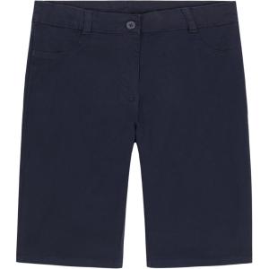 imageNautica Girls School Uniform Bermuda Shorts Pullon Fit Stretchy Material Functional PocketsNavy