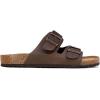 imageNautica Mens EVA Double Buckle Slide Sandals  Adjustable Waterproof SlipOn Comfort Shoes for Casual Wear Beach and PoolsideBrown Tumbledtriun