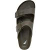 imageNautica Mens EVA Double Buckle Slide Sandals  Adjustable Waterproof SlipOn Comfort Shoes for Casual Wear Beach and PoolsideOlive
