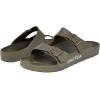 imageNautica Mens EVA Double Buckle Slide Sandals  Adjustable Waterproof SlipOn Comfort Shoes for Casual Wear Beach and PoolsideOlive