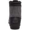 imageNautica Mens Duck Boots Waterproof Shell Insulated Snow ampamp Rain Boot LaceUp Winter Shoe Channing WideMedium WidthCharcoalBlack