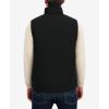 imageNautica Mens Lightweight Mechanical Stretch Softshell Vest  Waterresistant Transitional LayerBlack