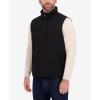 imageNautica Mens Lightweight Mechanical Stretch Softshell Vest  Waterresistant Transitional LayerBlack