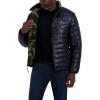 imageNautica Mens Lightweight Quilted Puffer Jacket  Full Zip Transitional OuterwearBlack Camo