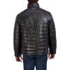 imageNautica Mens Lightweight Quilted Puffer Jacket  Full Zip Transitional OuterwearBlackRed