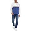 imageNautica Mens Lightweight Sailing Jacket  Waterproof ampamp Windproof Breathable AzureWhiteBlue