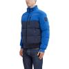 imageNautica Mens Midweight Faux Memory Puffer Jacket Adjustable Hood Insulated Quilted Winter CoatBluNvy