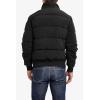 imageNautica Mens Midweight Faux Memory Puffer Jacket Adjustable Hood Insulated Quilted Winter CoatCaviar