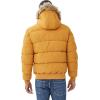 imageNautica Mens Midweight Faux Memory Puffer Jacket Adjustable Hood Insulated Quilted Winter CoatCitrus