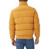imageNautica Mens Midweight Faux Memory Puffer Jacket Adjustable Hood Insulated Quilted Winter CoatCitrus