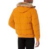 imageNautica Mens Midweight Faux Memory Puffer Jacket Adjustable Hood Insulated Quilted Winter CoatCitrus