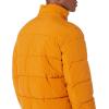 imageNautica Mens Midweight Faux Memory Puffer Jacket Adjustable Hood Insulated Quilted Winter CoatCitrus