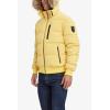 imageNautica Mens Midweight Faux Memory Puffer Jacket Adjustable Hood Insulated Quilted Winter CoatMustard