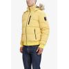 imageNautica Mens Midweight Faux Memory Puffer Jacket Adjustable Hood Insulated Quilted Winter CoatMustard