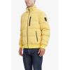 imageNautica Mens Midweight Faux Memory Puffer Jacket Adjustable Hood Insulated Quilted Winter CoatMustard
