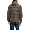 imageNautica Mens Midweight Quilted Faux Memory Puffer Jacket Adjustable Hood Insulated Winter CoatLoden
