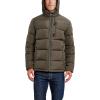 imageNautica Mens Midweight Quilted Faux Memory Puffer Jacket Adjustable Hood Insulated Winter CoatLoden