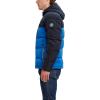 imageNautica Mens Midweight Quilted Faux Memory Puffer Jacket Adjustable Hood Insulated Winter CoatMonaco Blue