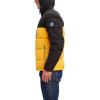 imageNautica Mens Midweight Quilted Faux Memory Puffer Jacket Adjustable Hood Insulated Winter CoatOld Gold