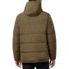 imageNautica Mens Midweight Quilted Faux Memory Puffer Jacket Adjustable Hood Insulated Winter CoatOlvbrown