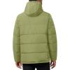 imageNautica Mens Midweight Quilted Faux Memory Puffer Jacket Adjustable Hood Insulated Winter CoatPale Olive