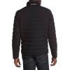 imageNautica Mens Reversible Quilted Puffer Jacket Midweight Mechanical Stretch Winter CoatBlack