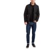 imageNautica Mens Reversible Quilted Puffer Jacket Midweight Mechanical Stretch Winter CoatCaviar