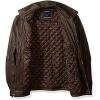 imageNautica Mens Wool Blend Lightweight Insulated Jacket  Printed Daimond Quilted InteriorChocolate