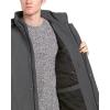 imageNautica Mens Wool Jacket  Diamond Quilted Lining Polyfill Insulation Snap ampamp Zip ClosureHeather Grey