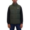 imageNautica mens Mixed Sheen Quilted VestDark Forest