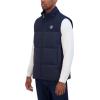 imageNautica mens Mixed Sheen Quilted VestNavy