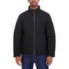 imageNautica Mens Lightweight Quilted Puffer Jacket  Full Zip Transitional OuterwearBlack