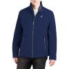 imageNautica Mens Lightweight Windbreaker Stretch Athletic Outdoor Full Zip Bomber Golf JacketNight Blue