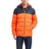 imageNautica Mens Water Resistant Nylon Puffer JacketRustic Sunset