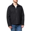 imageNautica Mens Wool Blend Lightweight Insulated Jacket  Printed Daimond Quilted InteriorCharcoal