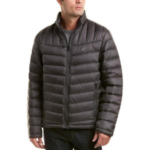 imageNautica Mens Lightweight Quilted Puffer Jacket  Full Zip Transitional OuterwearCarbon