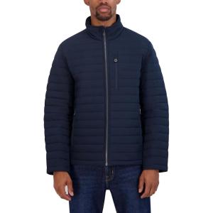 imageNautica Mens Lightweight Quilted Puffer Jacket  Full Zip Transitional OuterwearNavy
