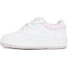 imageNautica Girls Sneakers  LaceUp Tennis Shoes Casual ampamp Comfortable for ToddlersToddler Little Kids ampamp Big Kids PlatformRegularWhite Pinkmilra