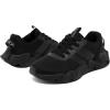 imageNautica Kids Running Sneakers  Comfortable Shoes for Boys and Girls  Sizes for Big ampamp Little Kids LaceUpBungee ManalapinBlack Mono