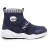 imageNautica Kids Silas HighTop Sock SlipOn Sneaker with Extra Ankle Support Boy  GirlBig Kid  Little Kid  ToddlerNavy
