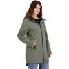 imageNautica Womens Aline Rain CoatSage