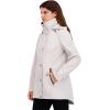 imageNautica Womens Hooded RaincoatStone