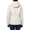 imageNautica Womens Short Puffer Coat with Faur Fur Trim HoodLimestone