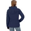 imageNautica Womens Short Puffer Coat with Faur Fur Trim HoodNavy Seas