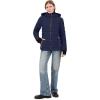 imageNautica Womens Short Puffer Coat with Faur Fur Trim HoodNavy Seas