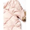 imageNautica Womens Short Puffer Coat with Faux Fur Trim HoodDusty Pink