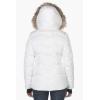 imageNautica Womens Short Puffer Coat with Faux Fur Trim HoodMarshmallow