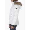 imageNautica Womens Short Puffer Coat with Faux Fur Trim HoodMarshmallow