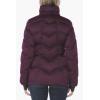 imageNautica Womens Short Puffer Coat with Faux Fur Trim HoodPurple